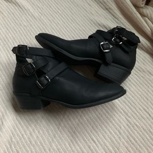 Black booties